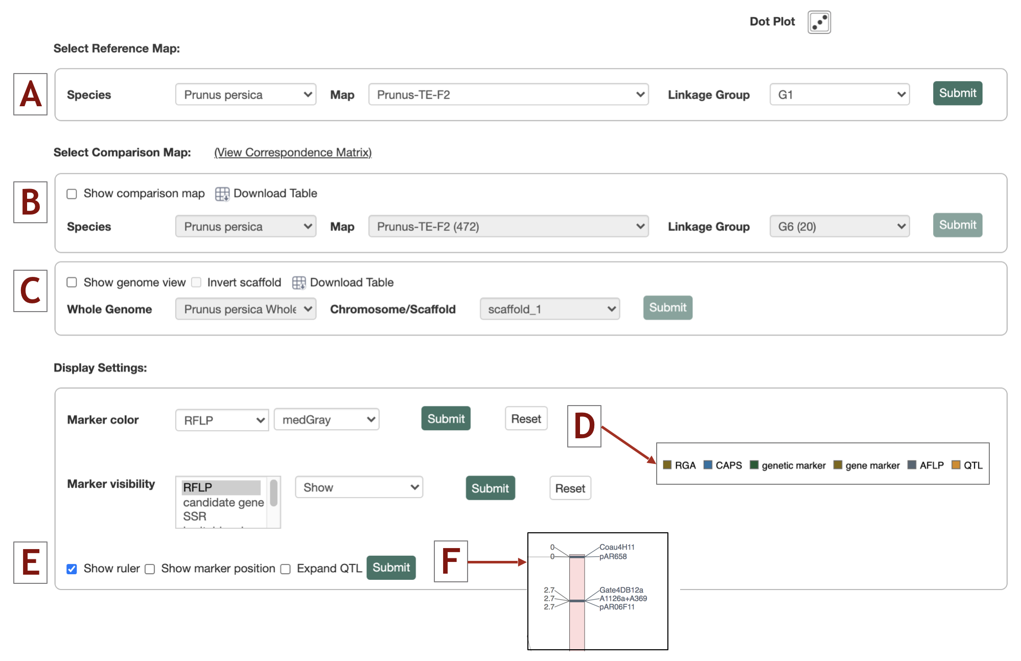 MapViewer Control Panel